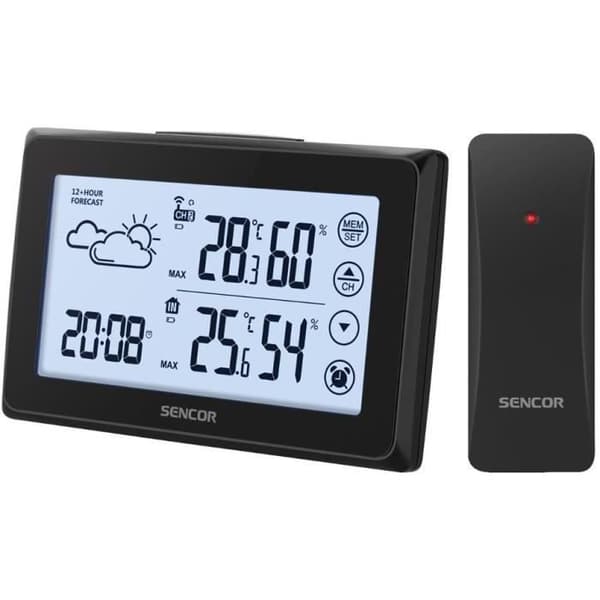 Väderstation med trådlös sensor - Sencor - SWS 2850
