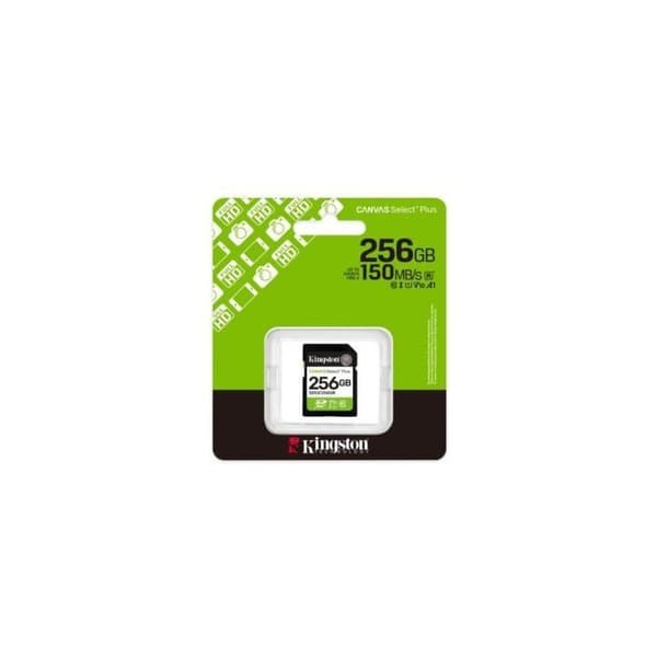 SD-kort - KINGSTON - Canvas Select Plus - 256 Go - Klass 10 - 150 Mo/s