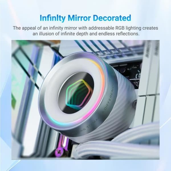 ID-COOLING FX360 INF WHITE Vattenkylare för processor 240 mm