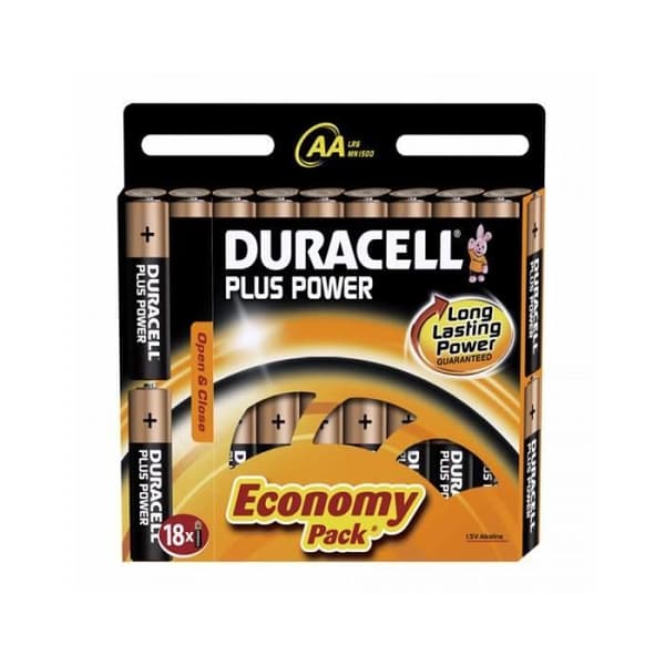 Duracell Duralock Basic AA alkaliske batterier - 18 stk. - 42306