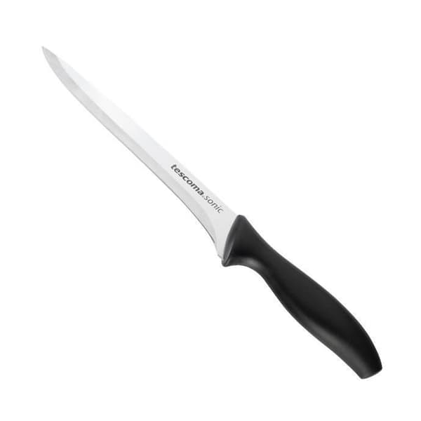 Tescoma 862037, Udbenerkniv, 16 cm, Rustfrit stål, Rustfrit stål, Sort, Plastik