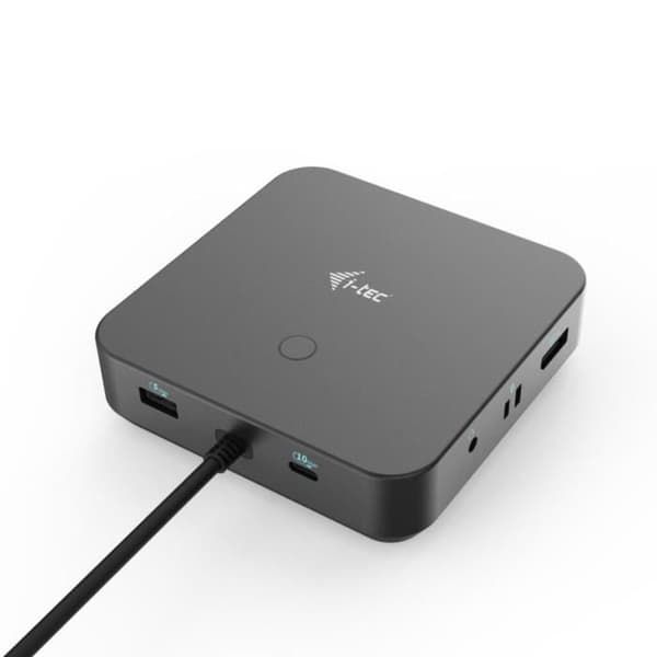 USB-C dockingstation - I-Tec - Dual DP - 100 W strøm - HDMI - 4K 30 Hz