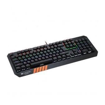 Multimediespillekeyboard - CANYON - Model med baggrundsbelysning - 104 taster - Kablet - Sort
