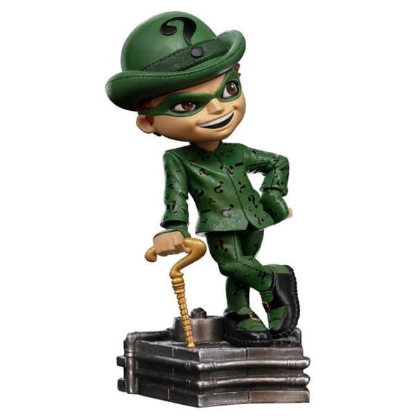 Figur - IRON STUDIOS - Riddler MiniCo - 16 cm - Batman Forever - DC Comics