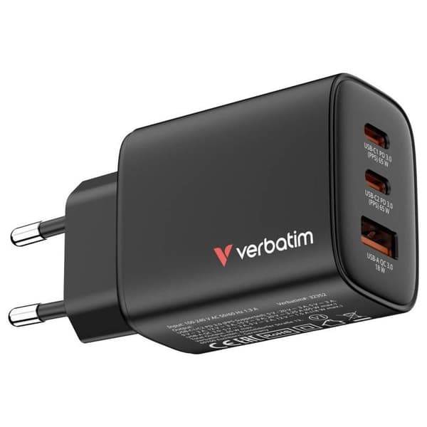 Verbatim 32352 Batterilader Sort