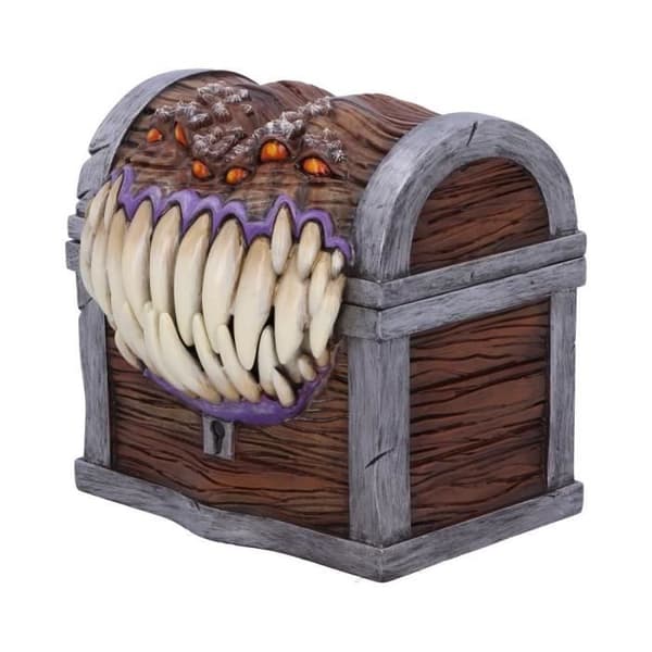 Terningeboks Mimic 11.3cm - Nemesis Now - Dungeons & Dragons - Multifarvet - Grå