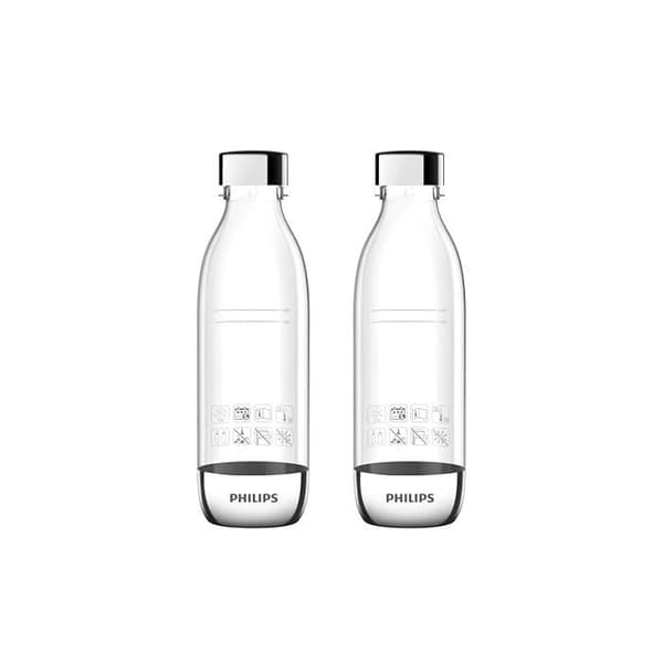 Vatten Kolsyrade flaskor 2 x 0,5 L Transparenta