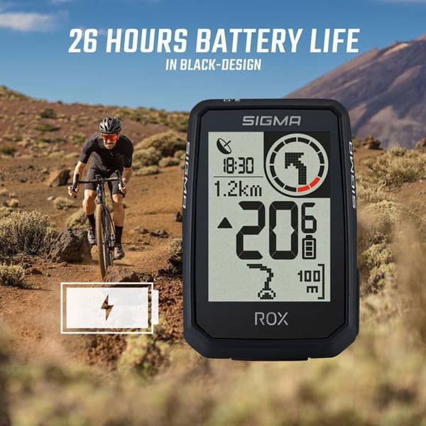 Cykelcomputer - SIGMA - Rox 2.0 Endurance - Trådløs - GPS - Batterilevetid 26 timer