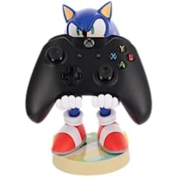 Figurine Gaming Modern Sonic - CABLEGUYS - Støtte til Controller/Smartphone - 20 cm - Blå