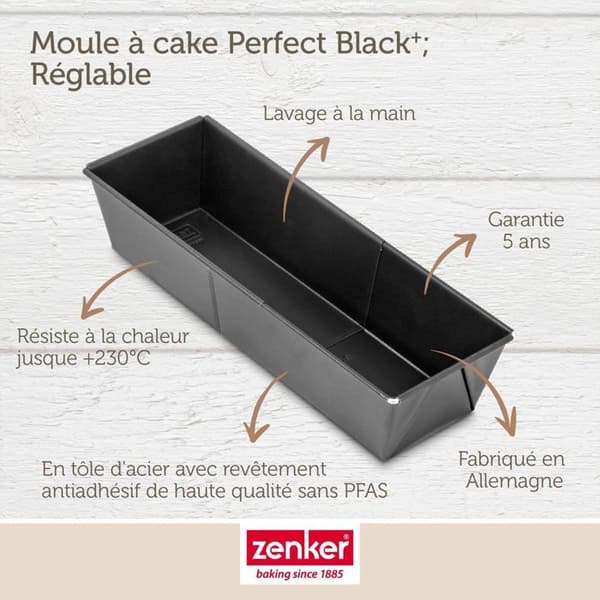 Udvidelig kageform 20 til 35 cm Zenker PerfectBack+