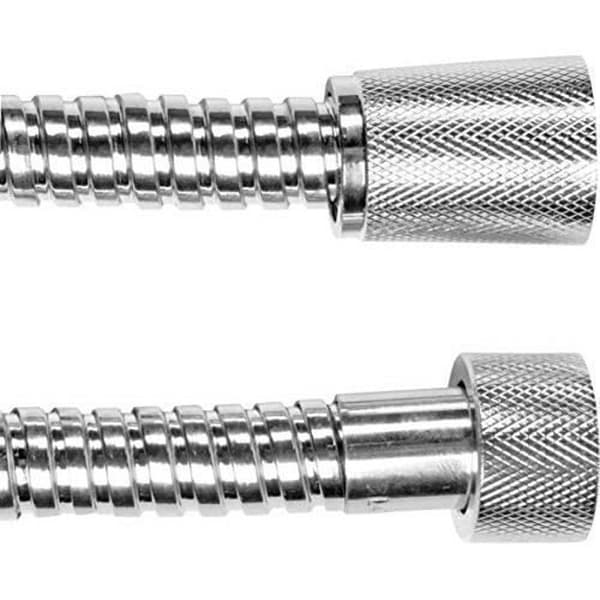 Bruseflexibel - CORNAT - TECBW3312 - Rustfrit stål - 0,80m - Forkromet - Ribbede