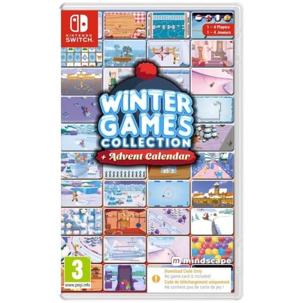 Vinter Spil Samling + Adventskalender - Nintendo Switch Spil - Kode i en Æske