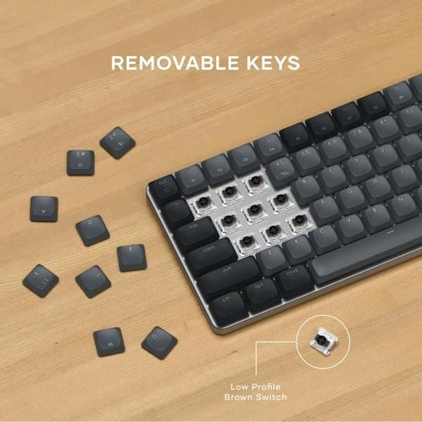 Clavier Mécanique - SATECHI - SM1 - Baggrundsbelyst - Bluetooth - 84 Taster QWERTY US