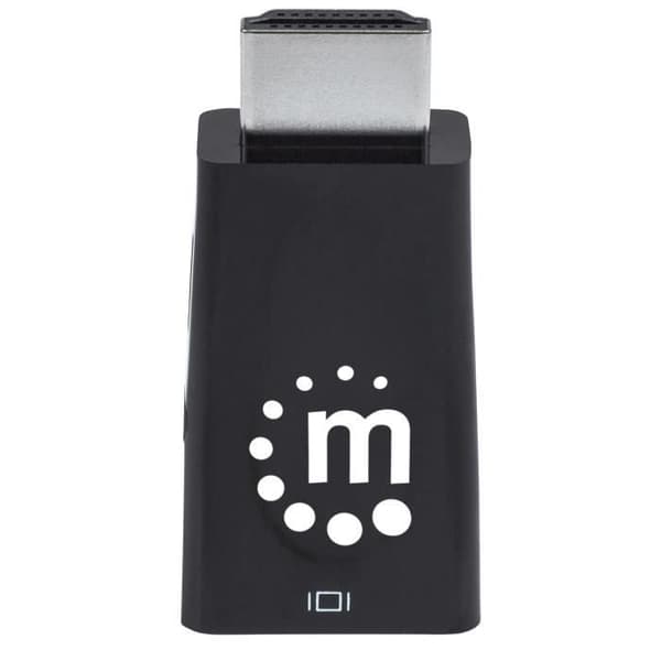 Videoadapter - MANHATTAN - 151542 - 1080p - HDMI - VGA - Sort
