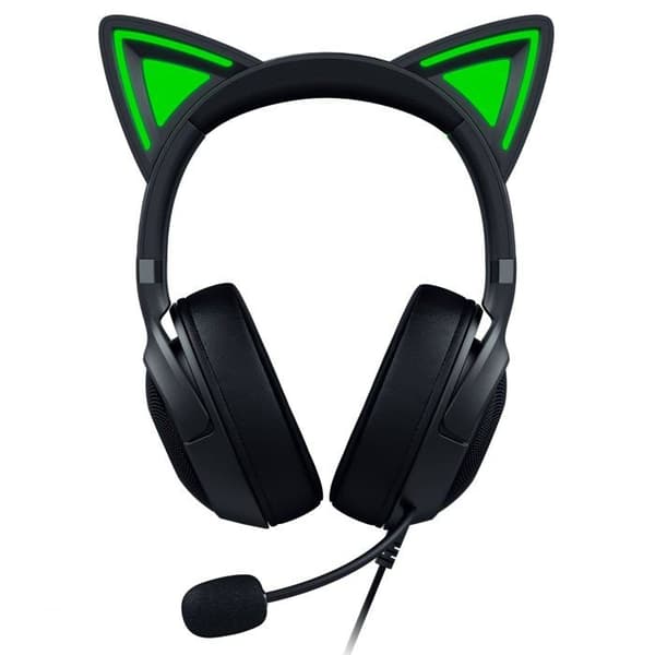 Spil headset - Razer - Kraken Kitty V2 - Sort - USB-A - Over-Ear
