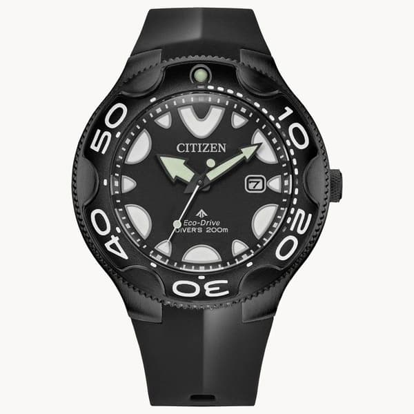 Herreur Citizen BN0235-01E - Sort Polyurethan - 45mm - 20 bar - Solenergi