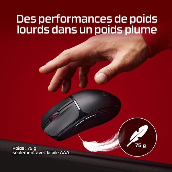 Souris Hyper X Pulsefire Fuse Wireless Gaming Mouse