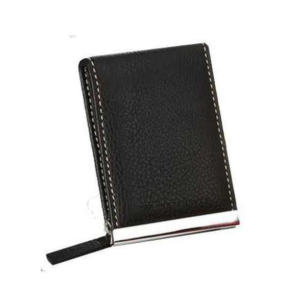 Manicure sæt - THREE SEVEN - Sort - 6 værktøjer - Etui i kunstlæder - Rustfrit stål