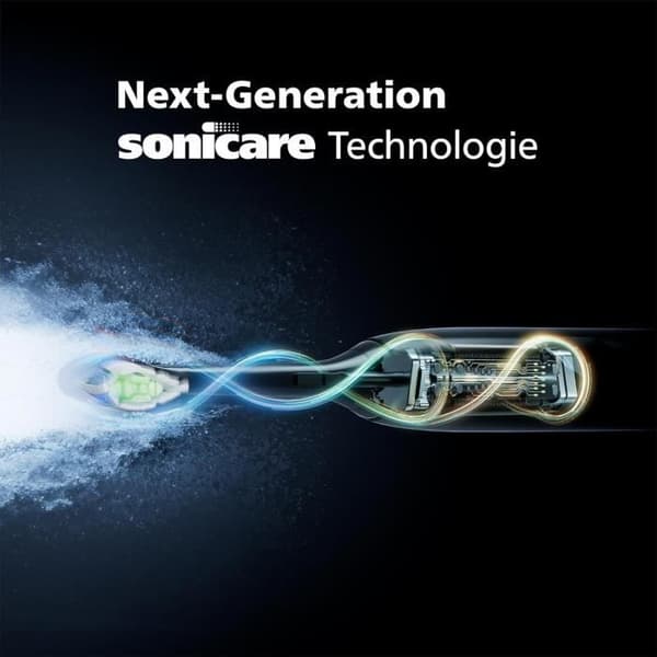 Elektrisk tandbørste - PHILIPS - Sonicare 5500 - 2 tilstande - Trykadvarsel - Blå