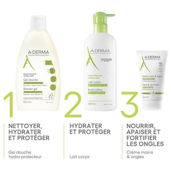 A-Derma Les Indispensables Hand & Nail Moisturizing Cream 50 ml