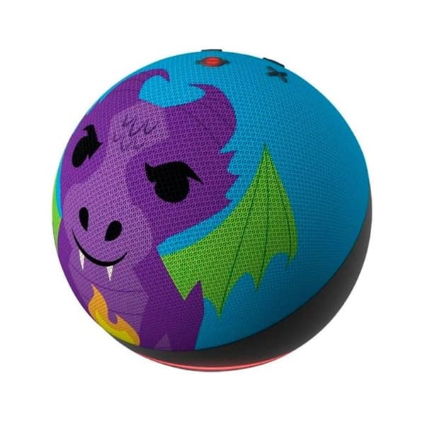 Forbundet objekt - GENERISK - Echo Dot Kids 5. generation - Hvid farve - Drache - 5. generation