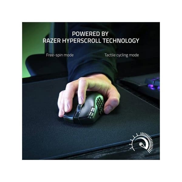 RAZER Naga V2 HyperSpeed Mouse Svart