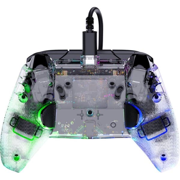 Spilcontroller - Xbox - Afterglow - Kablet - Gennemsigtig - Kompatibel med PC