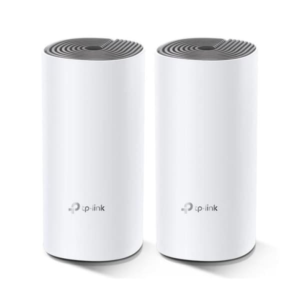 TP-Link Deco E4 1200Mbps Mesh System - 2.4GHz 5GHz - Pakke med 2