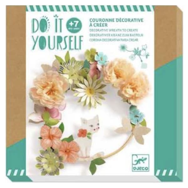 DIY Krans - Dalia - DJECO - Pack små material - Blå