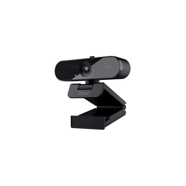 Webcam Full HD - TRUST - TW-200 - 1920x1080 pixels - Langdistance mikrofon - Sort