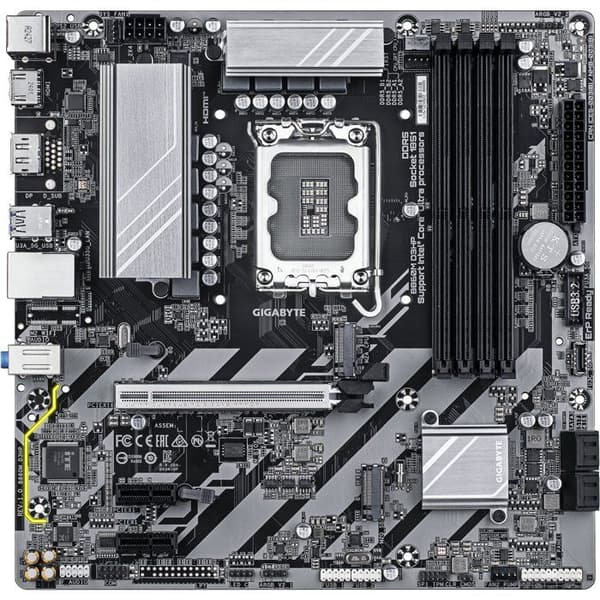 Moderkort - GIGABYTE - B860M D3HP - Format Micro-ATX - Chipset Intel B860 - DDR5