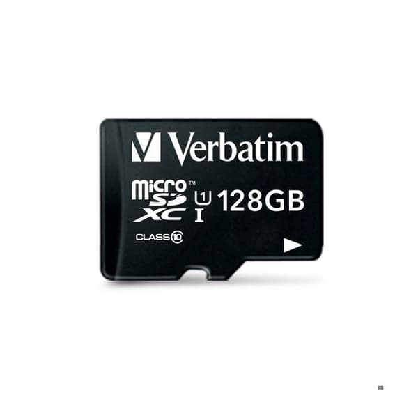 Micro SD-kort - Verbatim - 128GB - Sort