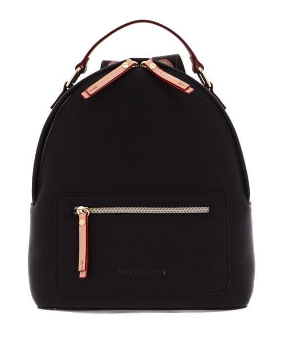 Bugatti Brun ryggsäck för kvinnor - Ella Backpack S Mörkbrun 132739