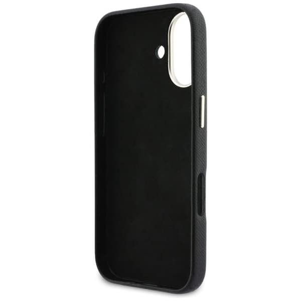 Guess Hardcase Resin Logo Cover til iPhone 17 - Sort