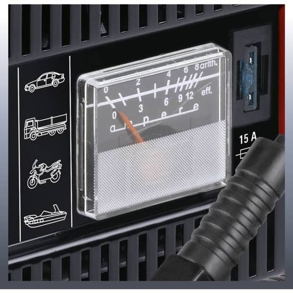 Batterioplader - EINHELL - CC-BC 10 E - Rød - Universel - Elektrisk