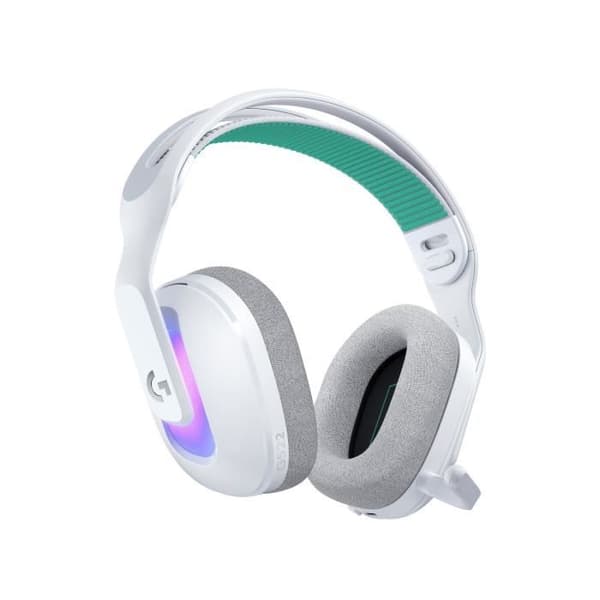 Gaming headset - trådlös - Logitech G - G522 - Lightspeed - Vit
