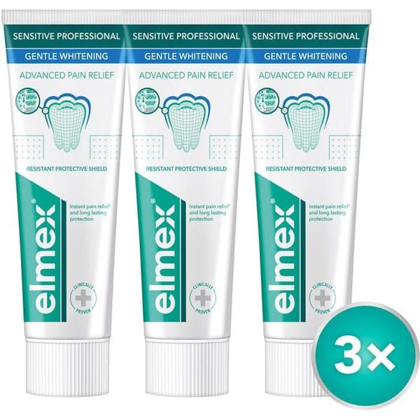 ELMEX Sensitive Professional Blanchiment doux 3 × 75 ml