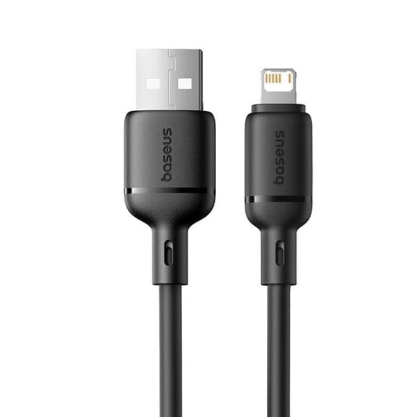 Baseus Silky Series USB-A Lightning 2.4A 1m Sort