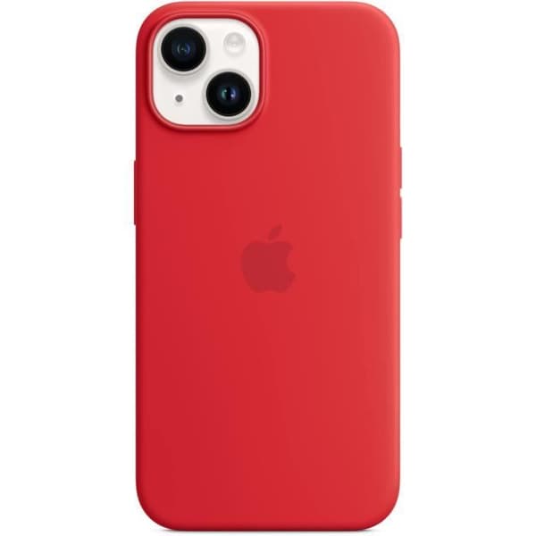 Coque APPLE iPhone 14 silikon Röd