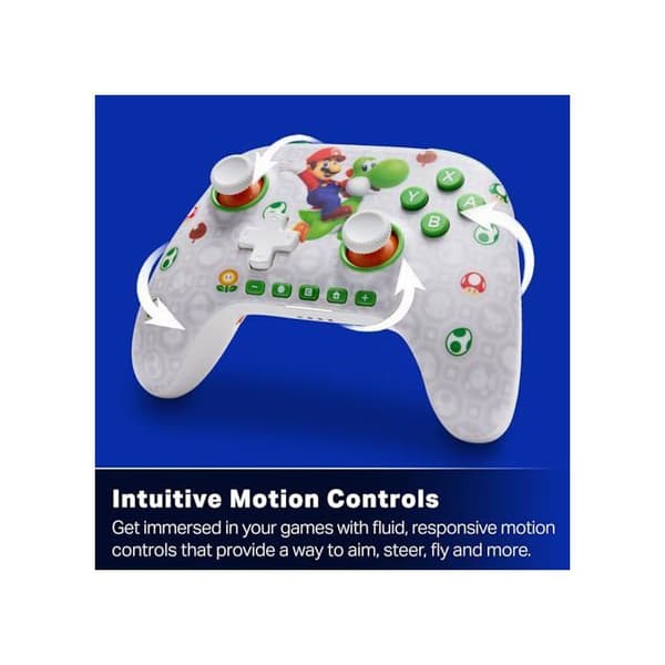 Manette Uden Ledning Powera Mario & Yoshi-Accessoire-SWITCH 2