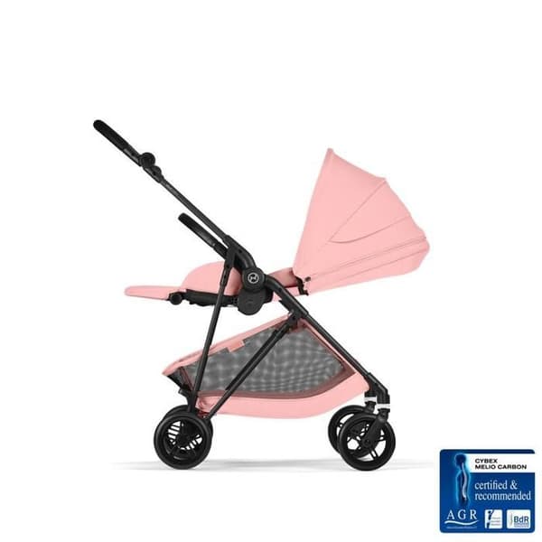 CYBEX - Barnvagn Melio 6 Carbon Candy Pink
