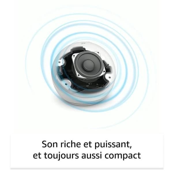 Röstassistent - AMAZON - ECHO DOT (5:e gen.) - Inbyggd Alexa - Vit
