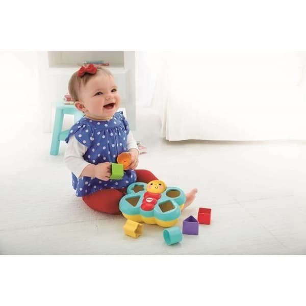 FISHER-PRIS - Butterfly Shape Sorter - Shape Box - Häckande Pyramid - Blandat