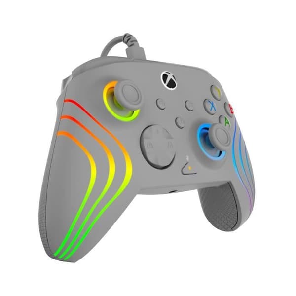 TURTLE BEACH Spilcontroller - Xbox Series X|S, Xbox One og PC - Afterglow Wave - RGB Kablet Grå