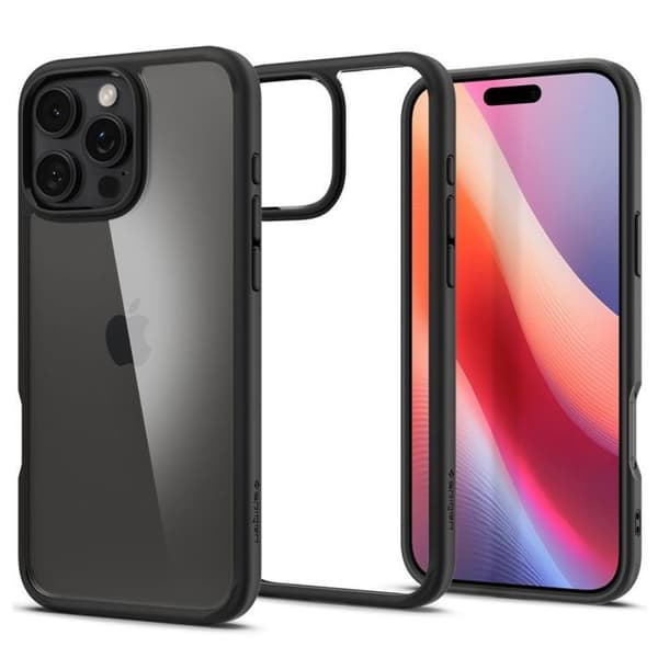 Spigen Ultra Hybrid Cover til iPhone 16 Pro - Mat Sort