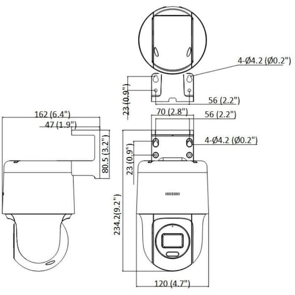 Hilook af Hikvision PTZ-N2C400M-DE(F0)(O-STD)