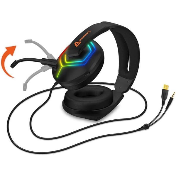 Gaming headset - CONNECT - CHP-4600-BK - Kablet - Mikrofon - Circum-aural