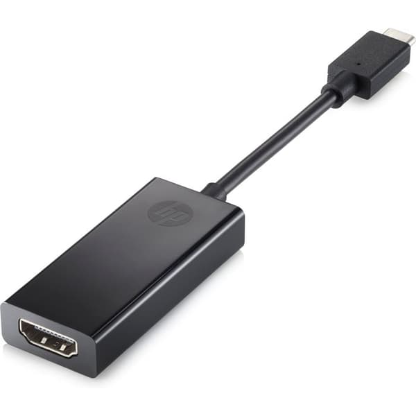 Extern videoadapter - HP - Elite x2 1012 G2 - USB-C - HDMI - Svart