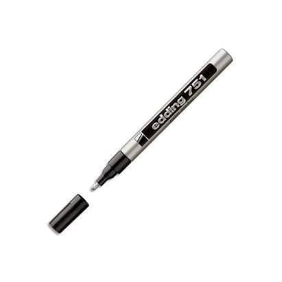 EDDING 751 Maling marker sølv – spids kegle 2 mm vandfast