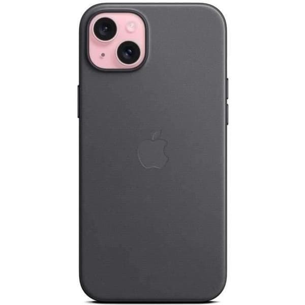 APPLE FineWoven Cover til iPhone 15 Plus med MagSafe - Sort